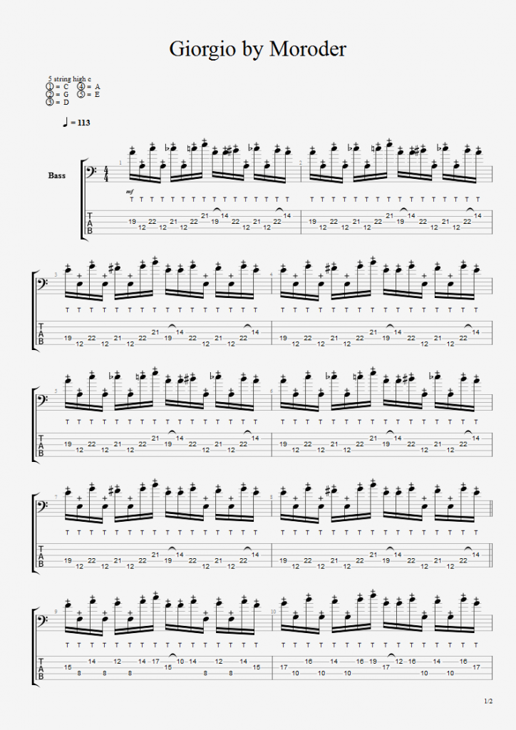 Giorgio By Moroder – Daft Punk – Two-Hand Tapping